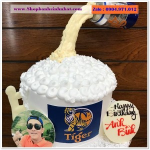 Bánh Sinh Nhật Hình Lon Bia Chai Rượu - LK06